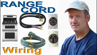 How to Wire a 3Prong or 4Prong Range Cord Wire a the 240Volt Range Outlet [upl. by Ahtelat]