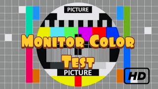 Monitor Color Test  1080p HD [upl. by Mellette]