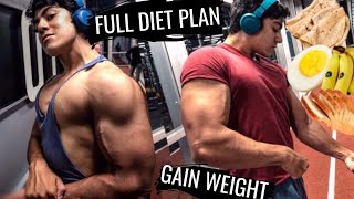 FULL DAY OF EATING Indian Bodybuilding हिंदी🇮🇳Diet Plan for Students  Fast Weight amp Muscle Gain [upl. by Eojyllib]