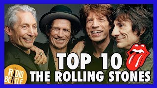 TOP 10 Canciones de THE ROLLING STONES  RadioBeatle [upl. by Maccarone]