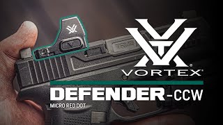 Vortex DEFENDER CCW  Micro Red Dot [upl. by Dez558]