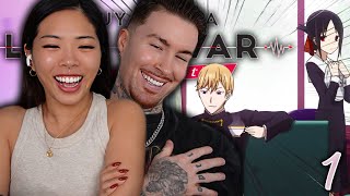 WE HOPE THIS IS GOOD  Kaguyasama Love Is War Episode 1 Reaction [upl. by Nirrak]