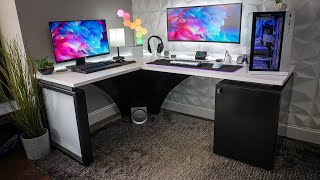 Building My Custom Gaming Desk [upl. by Stutman]