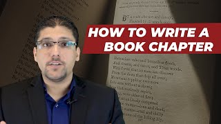 How To Write A Book Chapter by Dr Hassaan Tohid [upl. by Marella]