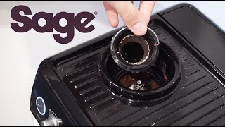 Sage Barista Express  Grinder Cleaning [upl. by Maxine]