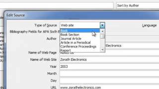 Adding Citations amp References Using MS Word [upl. by Roter987]