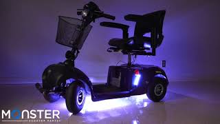 MultiColor LED Light Kit for Mobility Scooters amp Power Chairs [upl. by Bloem831]