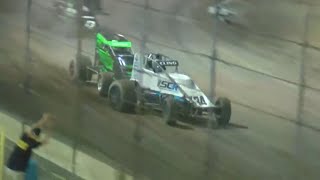 HIGHLIGHTS USAC West Coast Sprint Cars  Kern County Raceway Park  October 15 2022 [upl. by Studner]