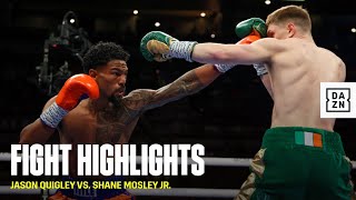 HIGHLIGHTS  Jason Quigley vs Shane Mosley Jr [upl. by Yecam]