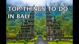 Top Things To Do in Bali Indonesia 2020 4k [upl. by Arretnahs86]