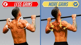 How To Get MORE Gains From PullUps 4 Mistakes You Need To Fix [upl. by Cati]