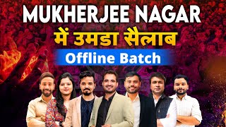 Mukherjee Nagar में उमड़ा सैलाब  Offline Batch Rankers Gurukul Team rankergurukul ssc [upl. by Asil]