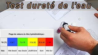 Tester la dureté de son eau  comment faire [upl. by Atronna49]