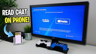 How to STREAM ON TWITCH AND YOUTUBE WITH PS4 BEST SETTINGS EASY METHOD [upl. by Emmer]