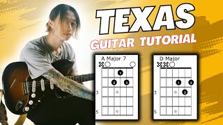 Texas Keshi Guitar Tutorial [upl. by Oneal]