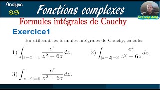 Intégrales de Cauchy série 1 [upl. by Byrom]