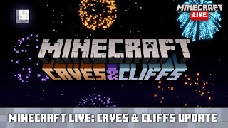 Minecraft Live Caves amp Cliffs  First Look [upl. by Ebag775]