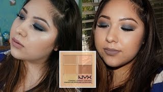 Review Demo NYX Conceal Correct Contour Palette [upl. by Eletnahc]