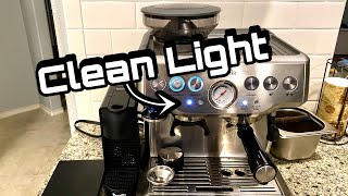 How to Clean Breville Barista Espresso Machine [upl. by Aedni]