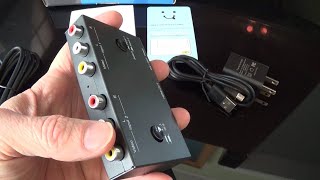 AV to HDMI Converter with Switcher [upl. by Olsen]