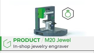 M20 Jewel the ideal jewelry engraving machine in shop [upl. by Telford]