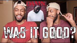 KENDRICK LAMAR quotDAMNquot REVIEW AND REACTION MALLORYBROS 4K [upl. by Yggam]