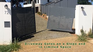 Cool ideas for Gates on Challenging Driveways [upl. by Xilef]