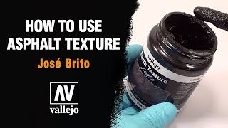 How to use vallejo asphalt texture [upl. by Clawson]