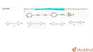 What is the major monobromination product in the following reaction [upl. by Errised]