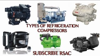 Types Of Refrigeration Compressors [upl. by Ebeohp]