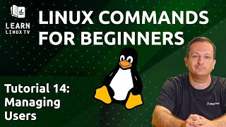 Linux Commands for Beginners 14  Managing Users [upl. by Dragone]