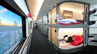 12 Hours on World’s First Capsule Hotel Sleeper Train  🇦🇹Austria🇩🇪Germany [upl. by Zonnya]