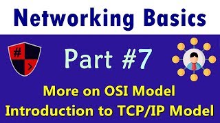 HINDI Networking Basics  Part 7  More on OSI Model  Introduction to TCPIP Model [upl. by Ulrick]