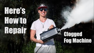 Heres How To Repair Clogged Smoke Machine [upl. by Almallah]