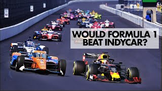 How Fast Would Formula 1 Go at the Indy 500 [upl. by Leahciam]