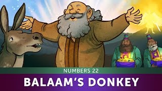 Balaam’s Donkey  Numbers 22 Sunday School Lesson and Bible Story for Kids HD Sharefaithkidscom [upl. by Edny917]