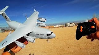 C17 Gyro Stabilized RC Airplane Flight Test Review [upl. by Chatwin]