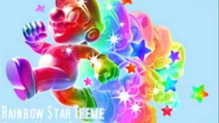 Super Mario Galaxy Rainbow Star Invincibility Music [upl. by Sheridan558]