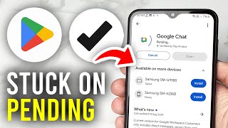 How To Fix Google Play Store Download Pending  Full Guide [upl. by Kanal]