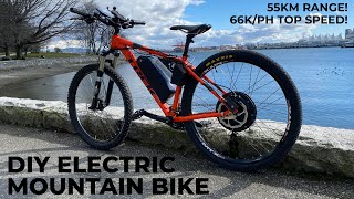 Building a FAST ELECTRIC BIKE With a 1500W Conversion Kit  Trek Mountain Bike [upl. by Neetsyrk]