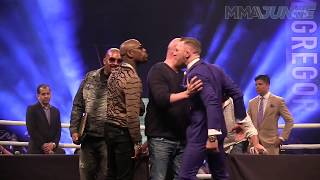 Mayweather vs McGregor World Tour London [upl. by Aikemat]