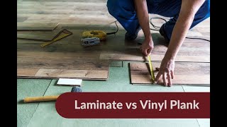 Luxury Vinyl Plank vs Laminate Flooring  Pros amp Cons [upl. by Aiuqes]