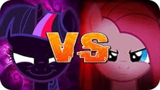 Nightmare Twilight Sparkle VS Pinkamena Diane Pie [upl. by Allin]