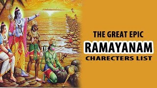 The Great Epic Ramayana Characters List [upl. by Roze]