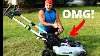 EGO Cordless Self Propelled Lawn Mower Review Putting The EGO BATTERY Powered Mower To The Test [upl. by Ahsina]