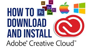 How to Install Adobe CREATIVE CLOUD APPS on Your Computer [upl. by Asirehc621]