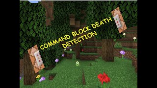 Command Block Death Detection  Minecraft Tutorial [upl. by Kosaka]