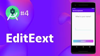 Android Studio 4  Get text input with EditText [upl. by Hercule849]