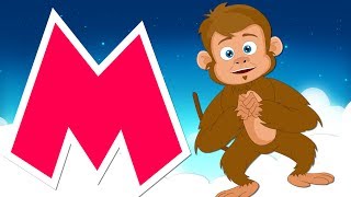 Phonics Song  Letter M  Nursery Rhyme Song  Cartoon Rhyme [upl. by Okun]