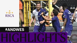 HIGHLIGHTS RSC Anderlecht  KVC Westerlo  20232024 [upl. by Adnerad648]